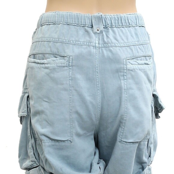 Free People We The Free Washed Shorts Low-Waisted Cargo Casual XL NEW 282680 - Picture 4 of 6
